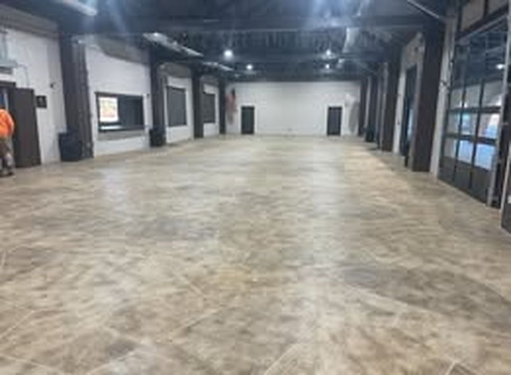 The open great hall before setup